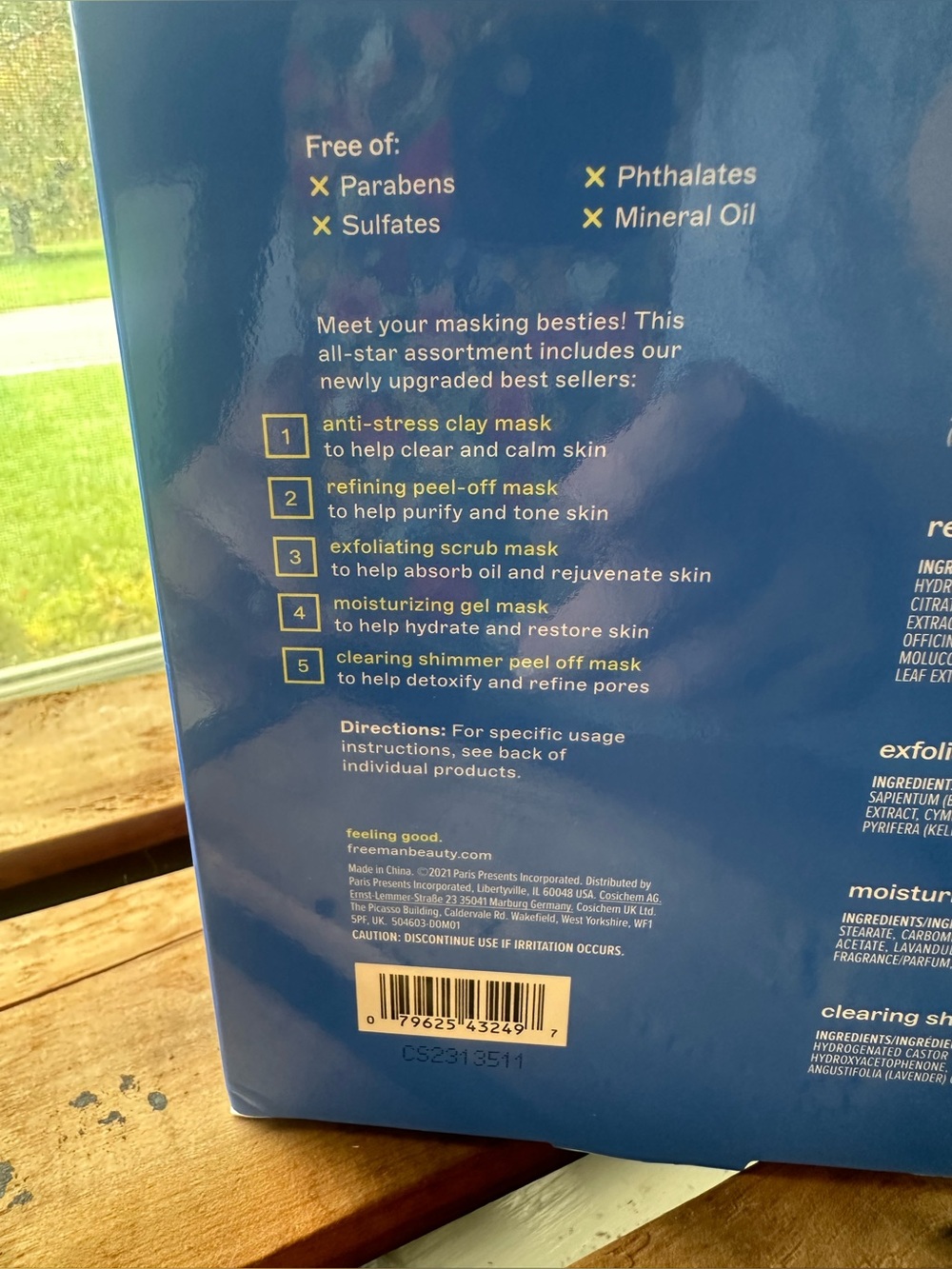 FREEMAN LIMITED EDITION THE FAV FIVE MASK KIT 5 PC. NEW - Picture 5 of 7
